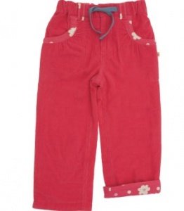 Frugi gefütterte Cord Hose Raspberry Bio