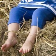 Frugi - mittelblaue Leggins, kbA