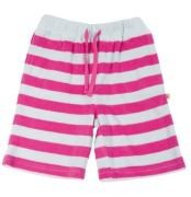 Frugi - rosa-weiße Shorts, kbA