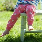 Frugi - weiche Hose mit Punkten rosa, kb