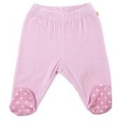 Frugi - weiche rosa Leggings mit Fuß, kb