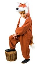 Fuchs Overall Kinderkostüm rotbraun