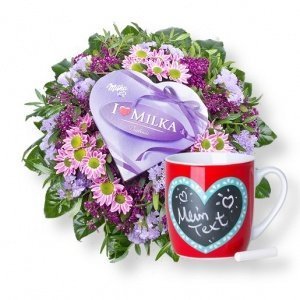 Für Dich! und Liebes-Tasse