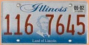 Für USA Fans: aktuelles Nummernschild au