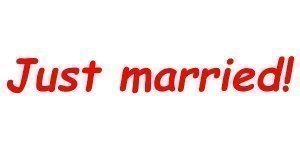 Für die Hochzeit: Just Married als Autoa