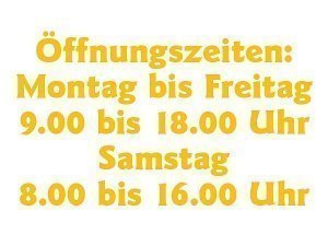 Fürs Schaufenster: Ihre Öffnungszeiten a