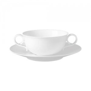 Fürstenberg Carlo weiss Suppen Untertass