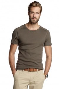 Full Needle Rib T-Shirt