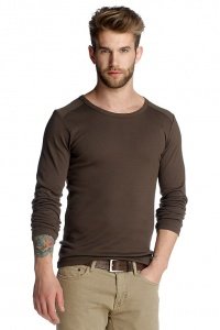 Full Needle Rib T-Shirt