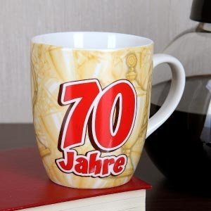 Fun Becher 70 Jahre