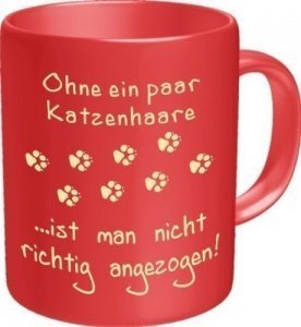 Teetasse Katzenhaare