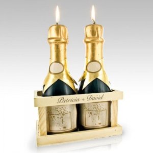 Funkelnde Sektflaschen