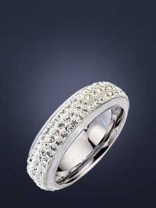 Funkelnder Damenring mit Swarovski-Krist