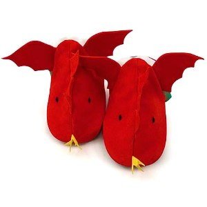 Funky Feet Hausschuhe Drache