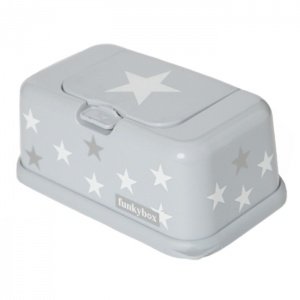 Funkybox Feuchttuchbox Grau/Stern