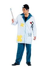 Funny Doctor Costume white-green