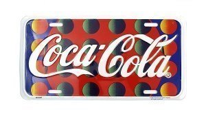 Funschild COCA COLA (Punkte)