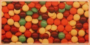 Funschild Smarties mit individuellem Wun