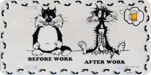 Funschild für die Kellerbar Work