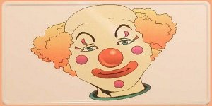 Funschilder Clownschild mit individuelle