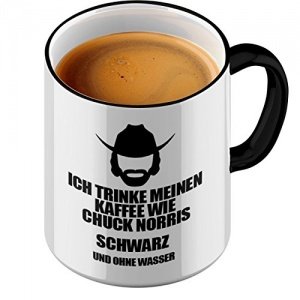Tasse Ich trinke meinen Kaffee wie Chuck