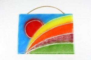 Fusingbild ""Sunset"" 40x30cm