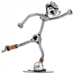 Fußball Torjäger Schraubenmännchen