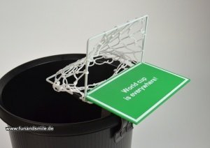 Fußballtor für den Papierkorb 