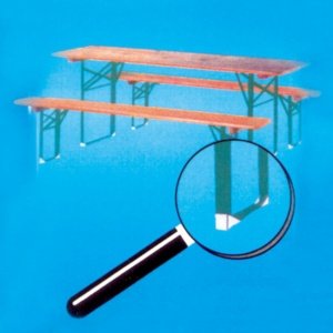 Fußbodenschutz für Biertische