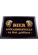 Fussmatte Bier-Annahmestelle