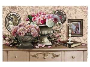 Fußmatte Blumenschale