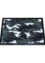 Fussmatte Camouflage grau