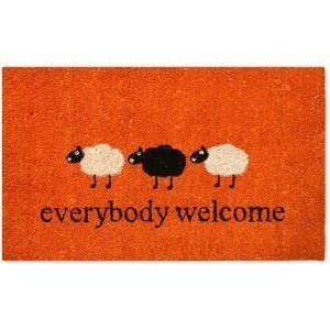 Fussmatte `Everybody Welcome`