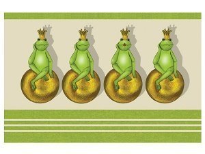 Fußmatte Froschkönige