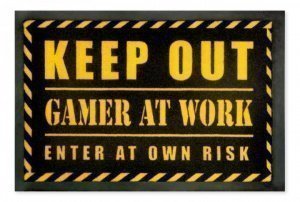 Fußmatte - Gamer at work