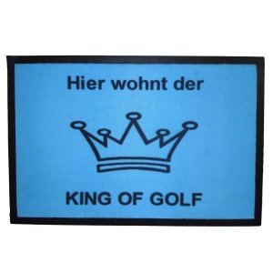 Fußmatte *Hier wohnt der King of Golf*