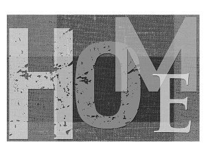 Fußmatte Home im modernen Stil - Farbe g