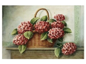 Fußmatte Hortensien