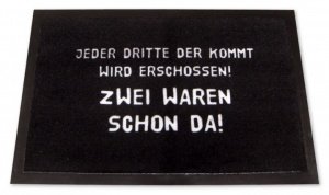 Fußmatte - Jeder Dritte