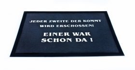 Fußmatte Jeder Zweite