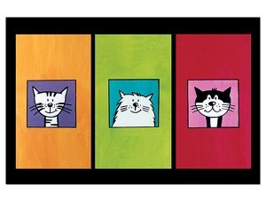 Fußmatte Katzentrio