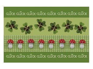 Fußmatte Kleeblätter