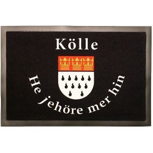 Fußmatte Köln:he jehöre mer hin