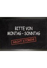 Fußmatte Montag - Sonntag