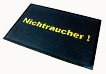 Fußmatte Nichtraucher