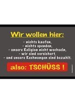 Fussmatte Nichts kaufen