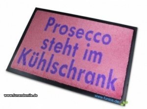 Fussmatte Prosecco