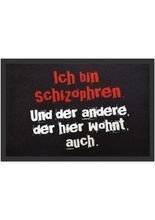 Fussmatte Schizophren