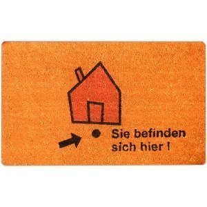 Fussmatte `Sie befinden sich hier`