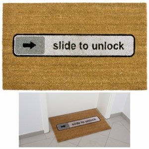 Fußmatte Slide to Unlock